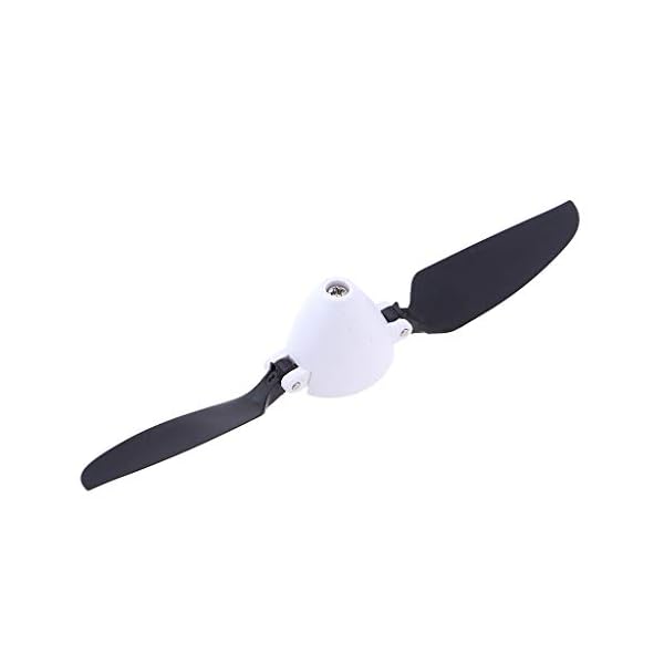 2 Pcs Ersatzpropeller Propeller für WLtoys F959 3 Kanal Flugzeug - Schwarz, Weiß – Bild 6