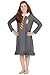 INTIMO Harry Potter Pajama Girls Hermione Gryffindor With Tie Fleece Nightgown 7/8