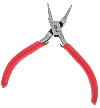 Oscar 125mm Approx Jewellery Tools Round Nose Pliers for Wire Wrapping with Soft PVC Handle