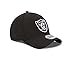 New Era NFL Oakland Raiders Team Classic 39THIRTY Stretch Fit Cap, Small/Medium, Black