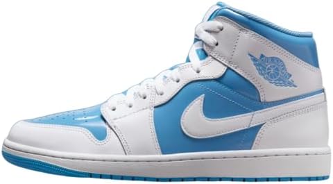 Amazon.com | Jordan Men's 1 Mid SE White/Legend Blue (FZ2142 114