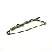 Aligle 4 Pcs Brooch Bronze Vintage Oversize Extra-Large Pins/Safety Pins Exotic Bamboo for Blankets, Skirts, Kilts, Crafts