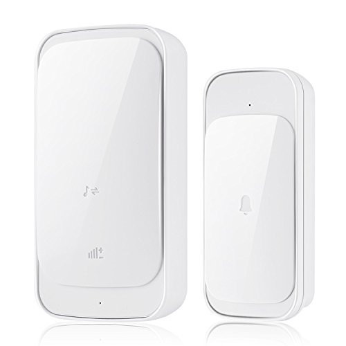 Intey wireless doorbell home house cordless portable kit push but…