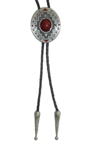 Native American Indian Art Bolo Tie - 001