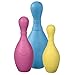 JW Pet Bouncin' Bowlin Pin Dog Toy, Large (Assorted Colors)