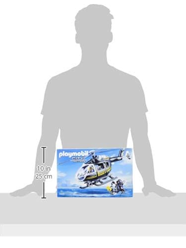 Playmobil Tactical Unit Helicopter, Multicolor, (Model: 9363) in