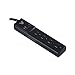 V7 SA0404B-8N6 4 Outlet 450 Joules Surge Protector (4 feet, Black) primary