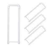 T8 U Bent LED Tube Light - Romwish 18W(40W Replacement) 2x2FT U Bend LED Bulbs, 6 in. Leg Spacing, 5000Kelvin Daylight, 2000 Lumens, Dual-Ended Powered, Ballast Bypass, Frosted Cover (4 Pack)