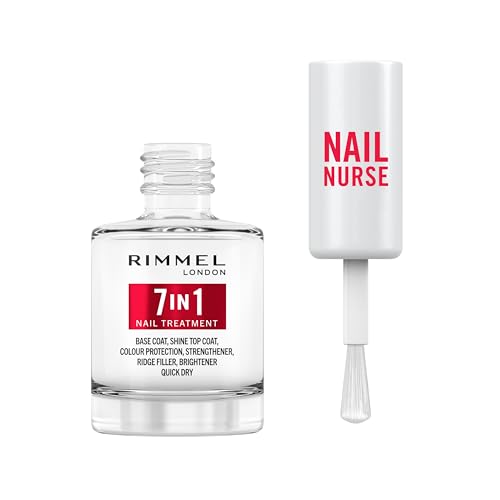, Nail Care Base & Top coat 7 in 1, Rinforza, Leviga e Protegge il Colore, Formula Vegana ad Asciugatura Rapida, 12ml