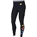 NIKE Womens JDI Just-Do-It Legging Black/Laser Orange 929186-010 Size Small