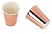 Juvale 36 Pack Rose Gold Foil Paper Cups, 12 oz Disposable Party Cup, Party Supplies for Wedding, Baby Shower, Engagement