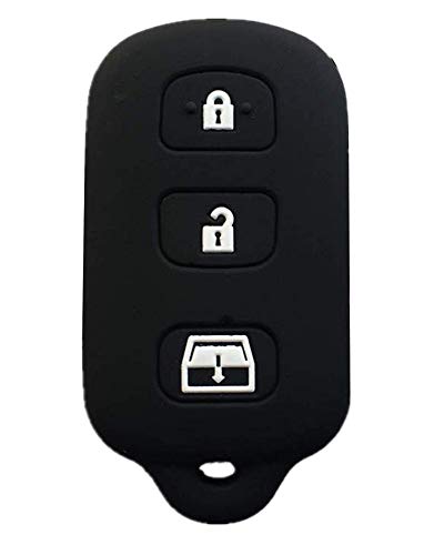 KAWIHEN Silicone Keyless Entry Smart Remote Key Fob Cover Protector For 1999-2009 Toyota 4Runner 2001-2007 Toyota Sequoia HYQ12BBX HYQ12BAN HYQ1512Y 1511A-12BBX 89742-35050 89742-0C010 89742-0C030 - Thumbnail 3