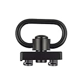 Fyland M-LOK Keymod QD Sling Mount,Quick Detach/Release Heavy Duty Push Button Sling Swivel with Keymod M-LOK Adaptor Base