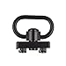 Fyland M-LOK Keymod QD Sling Mount,Quick Detach/Release Heavy Duty Push Button Sling Swivel with Keymod M-LOK Adaptor Base