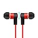 Wireless Bluetooth Sport Earphone Gift With a Charging Cable,Noise Cancelling Sweatproof Earbuds Magnetic Earphones with Mic and Lifetime Sweatproof Guarantee,Tuscom (Red)