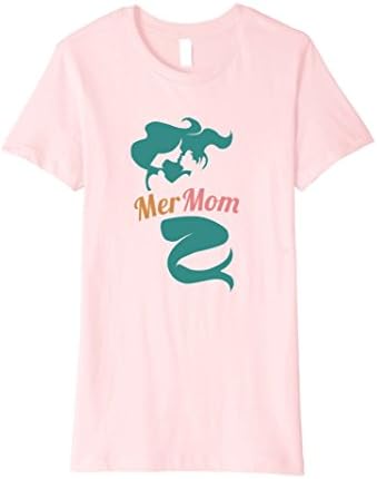 Womens Mermom Mother Of Mermaid Funny Tshirt Cute Mother's Day Gift XL Pink
