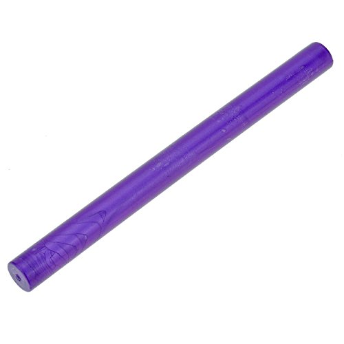 Yoption 12 Pcs No Cord Wicks Cylindrical Fire Manuscript Sealing Wax for Glue Gun Sealing Wax (Noble purple#1)