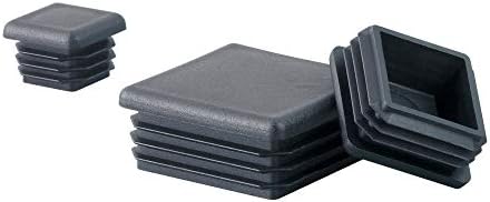 Plugs for Square Standard Tubes Square Tubing Plugs for 0.625" (5/8")/16mm Tubes LDPE Black MOCAP SQ5/8CBK1 (qty800)