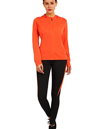 Activewear Sets for Women-Workout Clothes Gym Wear Tracksuits Yoga Jogging Outfit HoodieJacket Pant Legging 2PiecesSet - Thumbnail 2