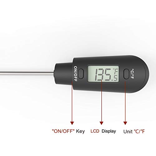 KT THERMO Digital Candy Thermometer with with Pot Clip and Spatula