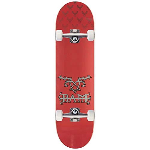 Element Bam Heartagram Skateboard Complete - Pink - 8.25"