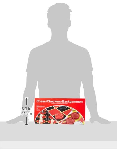 PRESSMAN TOY Chess/Checkers/Backgammon Set