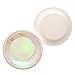 BLUE PANDA Pink Holographic Party Plates for Lunch, Dessert and Dinner (9 Inch, 48 Pack)