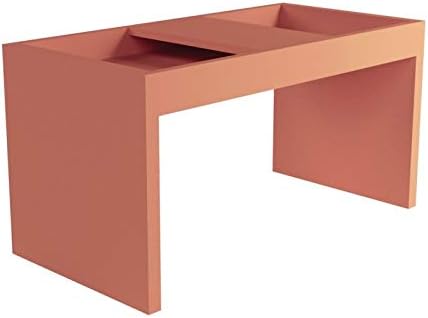 Caemmum Tavolino Basso Rettangolare 68 Cm Colore Mattone Amazon It Casa E Cucina