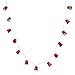 Lights4fun, Inc. 9ft Red Party Cup String Lights Battery Operated 20 LED Indoor College Grad Party Decoration
