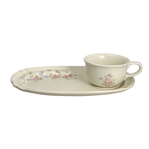 Pfaltzgraff Tea Rose 2-Piece Snack Set