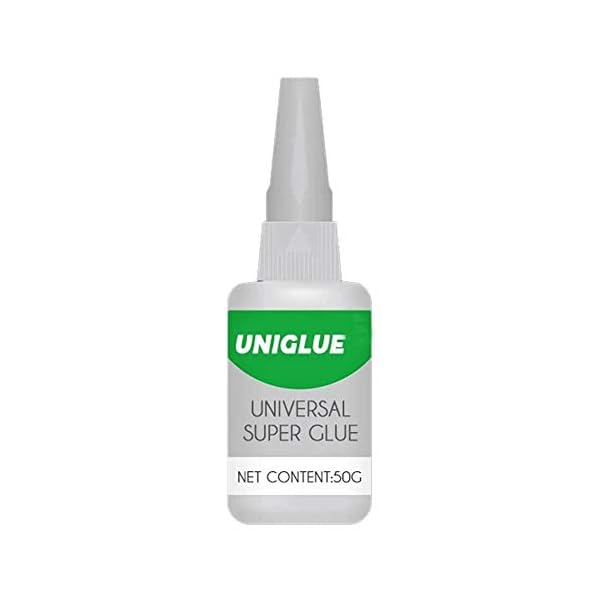 huyipin 50ml Universal Superkleber Wasserdichter Superkleber Starker Plastikkleber Mächtiger Sofortkleber Starker…
