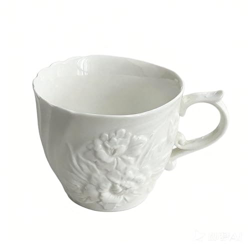 Thornwhisper Ceramic Cup with Lid and Handle, Green, 700ml, Ribbed Texture Design, Microwave and Dishwasher Safe, Multi-Purpose for Coffee, Soup, Cereal