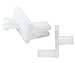 BlueStars WD35X21038 Dishwasher Lower Rack Wheel and Stud - Compatible with GE Kenmore Dishwashers - Easy to Install - Replaces WD12X10267 PS11726733 AP59863653 - PACK OF 8