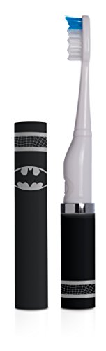 Violife Batman Super Sonic Electric Toothbrush for Home or Travel, Black