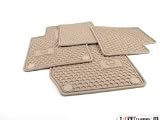 Mercedes Benz Genuine Q6680687 - Rubber Floor Mats W164 ML320 ML350 ML550 Beige