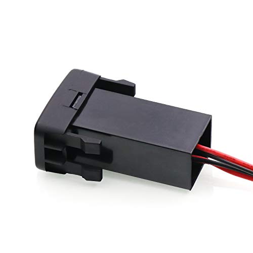 QC3.0 Dual USB Power Socket, Quick Charge Car Charger USB Adapter for Smart Phone PDA iPad iPhone Android GPS Use for Toyota