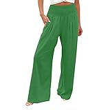 SHAOBGE Women's Casual Wide Leg Palazzo Pants High