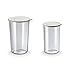 Bamix Immersion Blender Beaker Set - 400 mL & 600 mL - w/Lids