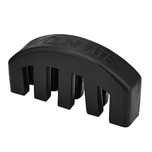 AISIBO 4/4 Violin Practice Mute, Rubber Claw Mute, Mute Silencer for Very Quiet Practice (Black) - Thumbnail 5