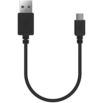 Geekria QuickFit Headphones Charging Cable for Bose QC35, SoundLink, Beats Solo2, Solo3, Sony MDR-XB950BT and More/Headphones Charging Cord/Micro-USB Charger Cable (1FT, Black)