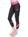Baleaf Women's Workout Running Capri Leggings Pink Size S