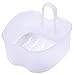 Bearals Denture Box, Denture Cup, Denture Case with Brush, Denture Bath Cleaning Soaking Cup with Strainer, Mouth Guard Night Gum Retainer Container (Pink)