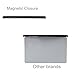 FYY Lenovo Tab S8-50 Case - Ultra Slim Lightweight Premium PU Leather Cover Multi-Angle Stand Case for Lenovo Tab S8-50 Black