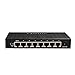 8 Port Gigabit Ethernet Network Switch YILONG 10/100/1000Mbps Network Switch Hub, Desktop Ethernet Splitter, Plastic Desktop High Performance Smart Adapter for Home and Small Business Users, Plug-and-