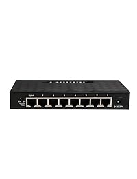 Conmutador de red Ethernet Gigabit de 8 puertos YILONG Conmutador de conmutador de red de 10 100   1000Mbps, divisor de Ethernet de escritorio, Adaptador inteligente de escritorio de plástico de alto rendimiento para usuarios domésticos y de pequeñas empr