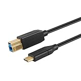 USB C to USB 3.0 B Cable, CableCreation 4ft USB 3.1 Type C to USB 3.0 Type B Cable, Compatible MacBook Pro, External Hard Drive, Docking Station, 1.2M, Black