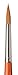 da Vinci Watercolor Series 5550 CosmoTop Mix F Paint Brush, Round Synthetic/Natural Mix, Size 8