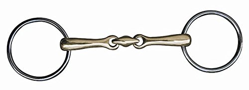 HKM 9912.1196 Horse Bit Argentan Double Broken Snaffle 14mm