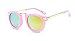 GAMT Children's Sunglasses UV Sunglasses Metal Arrow Pink gold frame mercury
