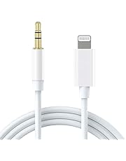 [Apple MFi Certified] iPhone AUX Cord for Car, 3.3ft Lightning to 3.5mm AUX Audio Cable Auxiliary Compatible for iPhone 12/11/XS/XR/X 8 7 6 5, Home Stereo/Headphone, Support All iOS